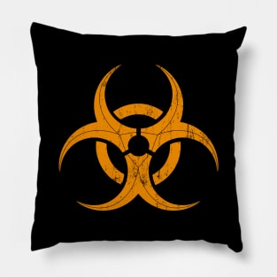 Biohazard Sign Pillow
