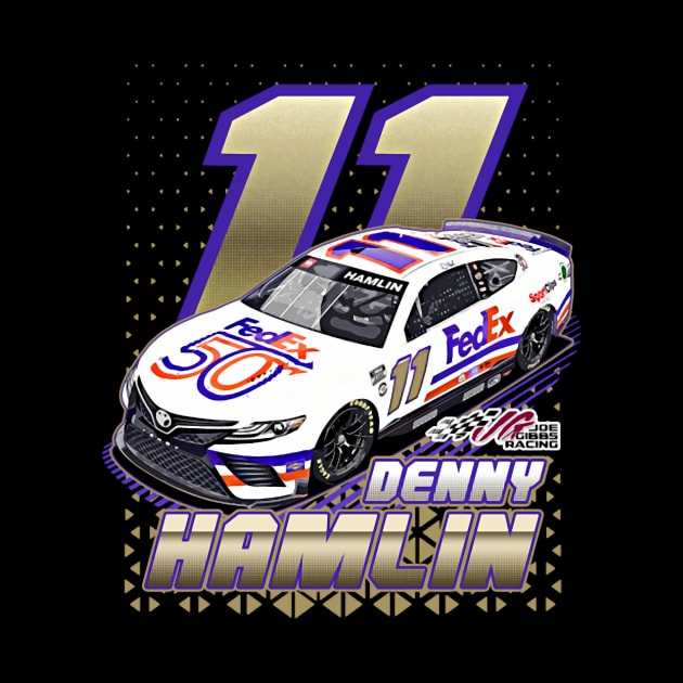 Denny Hamlin 11 by Erianna Bee