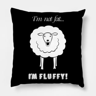 I'm Fluffy Sheep Pillow