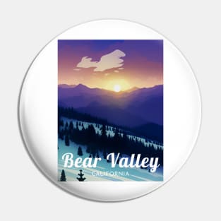 Bear Valley California United States ski Pin