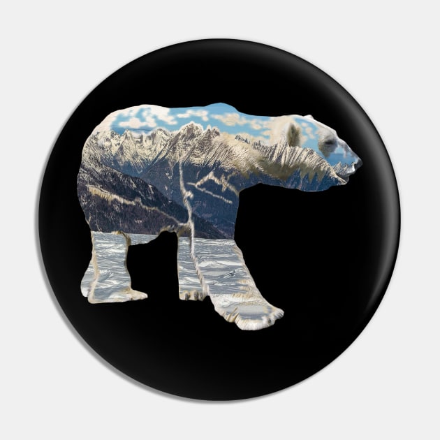 Tundra Polar Bear Pin by imphavok