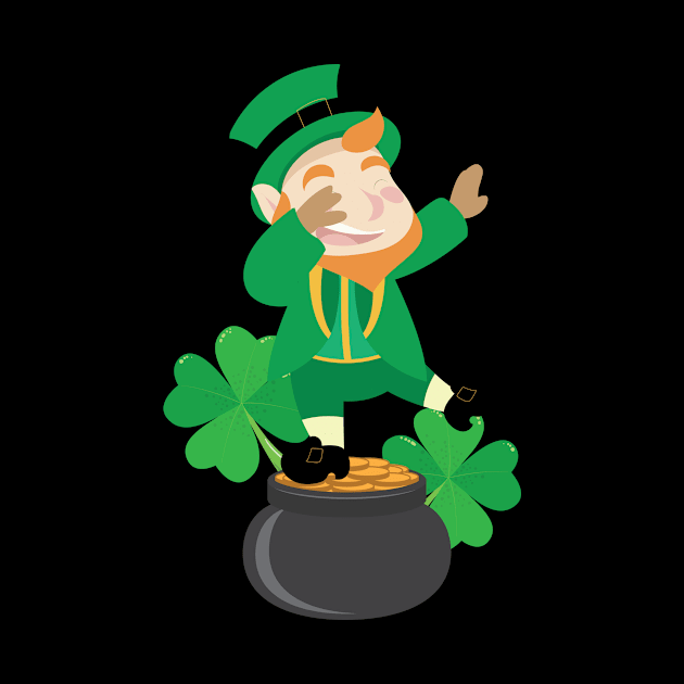 Dabechaun Funny Dabbing Leprechaun by RJCatch