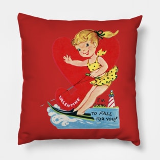 Valentine Art- Vintage Graphic Art Pillow