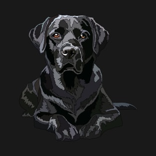 Black Labrador Retriever T-Shirt