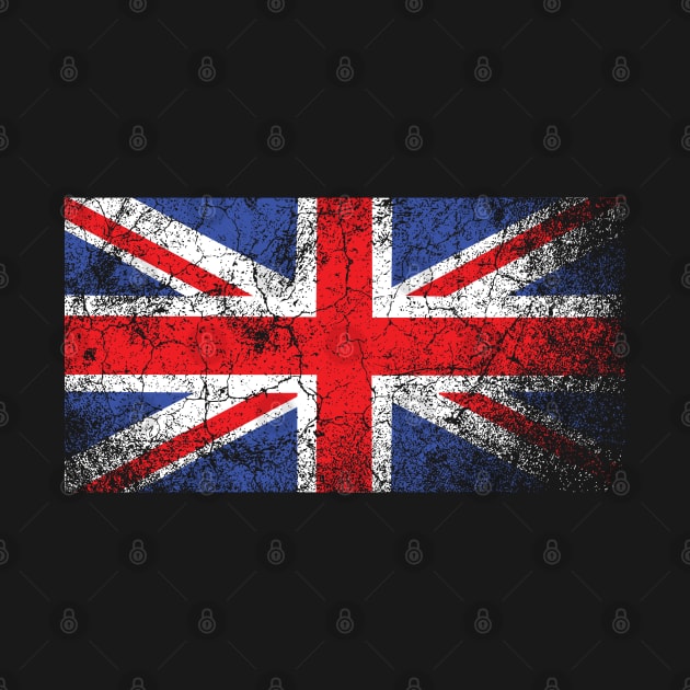 Vintage British Flag, Grunge Union Jack by HyperactiveGhost