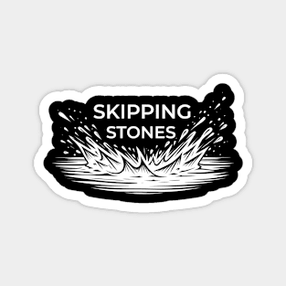 Skipping Stones Stone Skipping Skimming Magnet