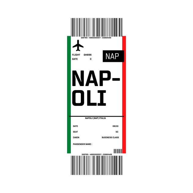 Boarding pass for Naples by ghjura