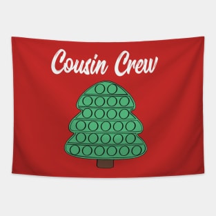 Cousin Crew Christmas pop toy, matching family Christmas Tapestry