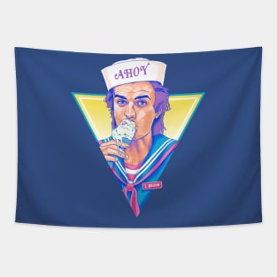 Ahoy! Free Ice Cream Lick Tapestry