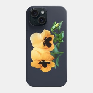 Pansies - Pansies Waiting For a Bus Phone Case