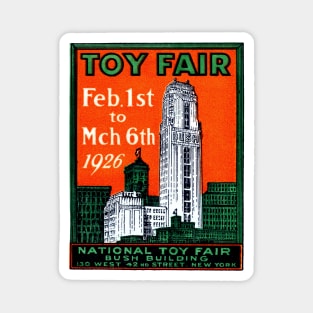 1926 New York Toy Fair Magnet