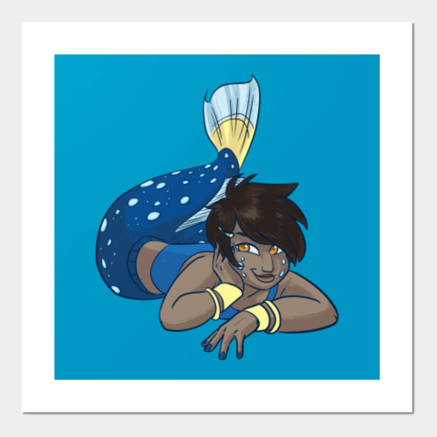 Black Mermaid Mermaid Posters And Art Prints Teepublic Uk