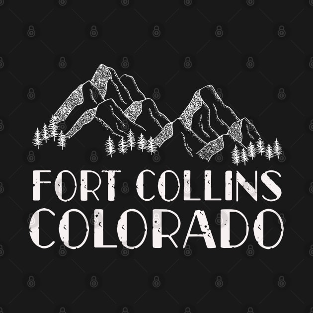 Fort Collins Colorado CO Colorado tourism by BoogieCreates