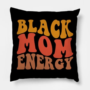 Black Mom Energy Pillow