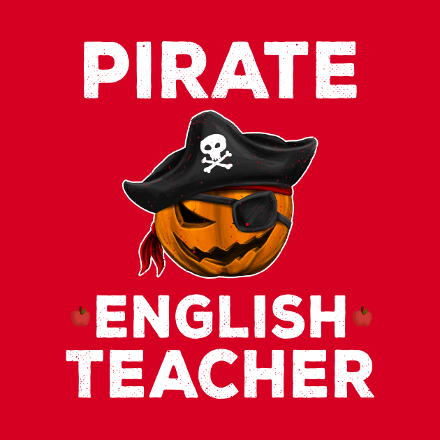 Pirate Teacher Funny Halloween Party Gift for Teach Dad Mom by kaza191