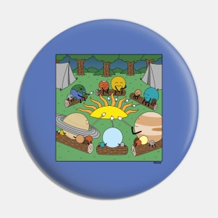 Planet Campfire Pin