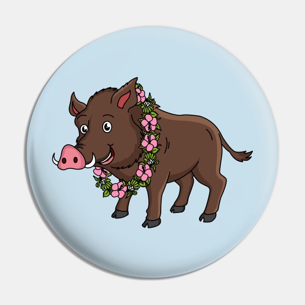 Cute cartoon wild boar and flowers Pin by Cartoons of fun