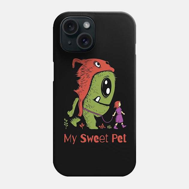 My Sweet Monster Pet Phone Case by Mako Design 