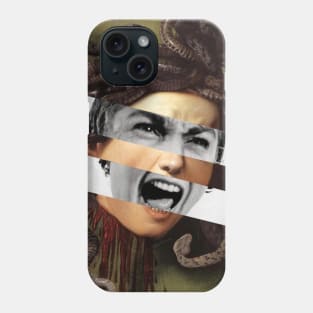 Medusa by Caravaggio and Vivien Leigh in the movie Psycho Phone Case