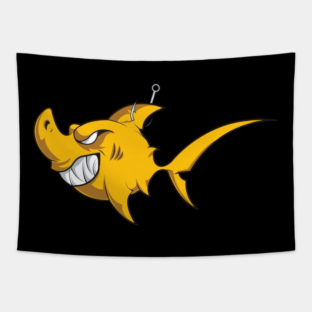 Lemon Shark Tapestry by Black Tee Inc