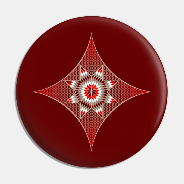 Morning Star "Red" Pin by melvinwareagle