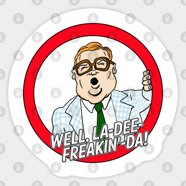 Matt Foley De Motivational Speaker Chris Farley Sticker Teepublic