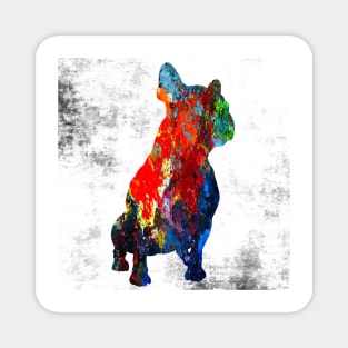 Frenchie Grunge Magnet