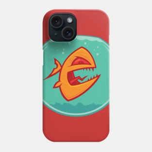 Angry Goldfish Cartoon Phone Case