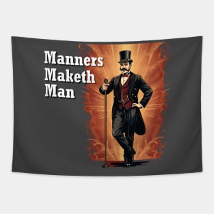 Manners Maketh Man Tapestry