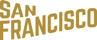 San Francisco City Typography Magnet