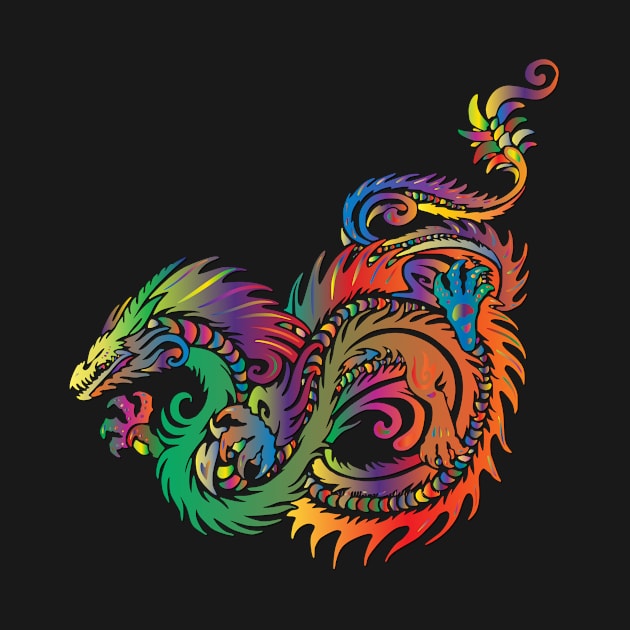 Chinese Zodiac Dragon Fantasy Mythical Astrology Gift by twizzler3b