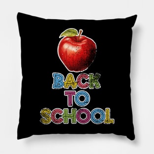 Back To School Apple For Teacher Pillow