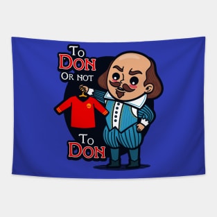 Funny Cute Victorian Shakespeare Trekkie Red Shirt Joke Poetry Tapestry