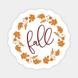 Fall Leaves Autumn Magnet