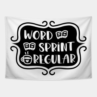 Word Sprint Regular - Writing Typography Tapestry