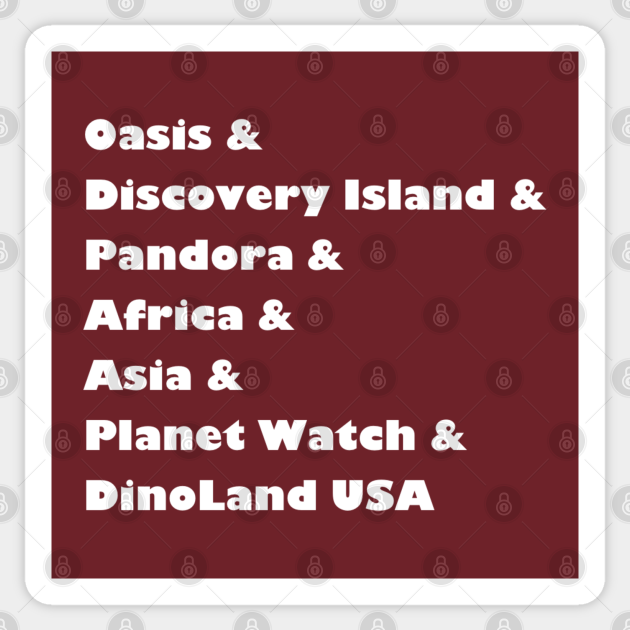 Kingdom of Animals - Lands - Animal Kingdom Park - Sticker | TeePublic Kingdom of Animals - Lands - Animal Kingdom Park - Sticker | TeePublic