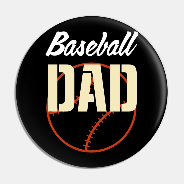 Baseball Dad for Men Boys Kid Happy Fathers Day Pin by jjmpubli