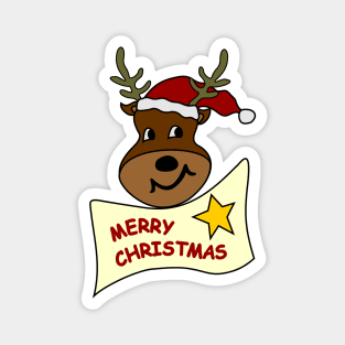 Reindeer Christmas Spirit Magnet