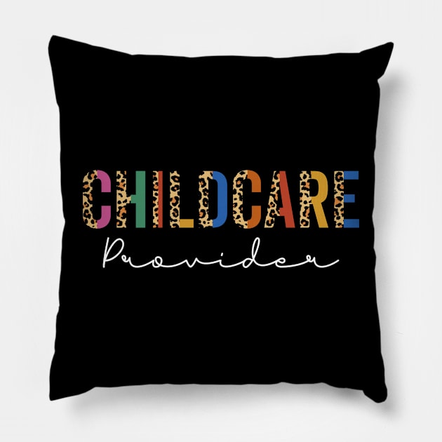 Childcare Provider Cute Leopard Pillow by unaffectedmoor