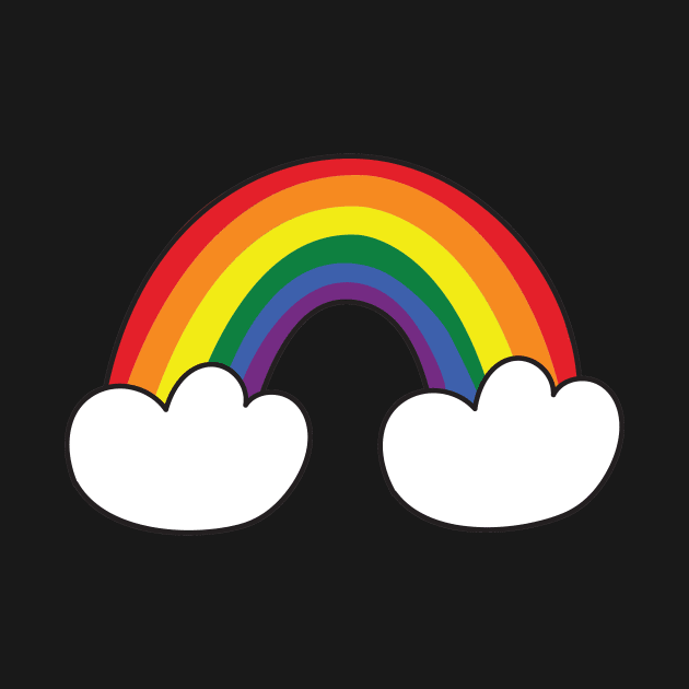 Rainbow Pride flag by snowshade