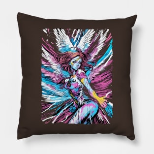 Angel fever - color blast Pillow