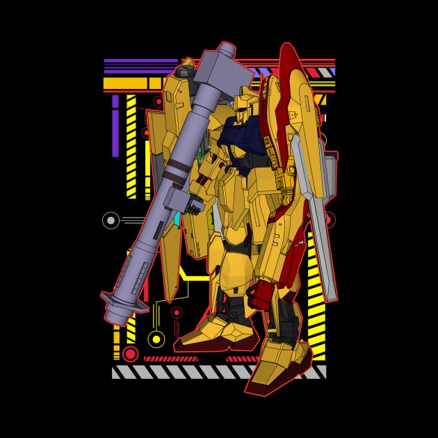 The MSN-00100 (MSN-100, MSN-001) Hyaku Shiki by gblackid