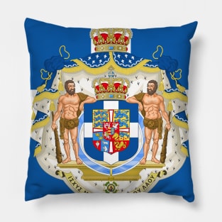 Kingdom of Greece coat of arms flag Pillow