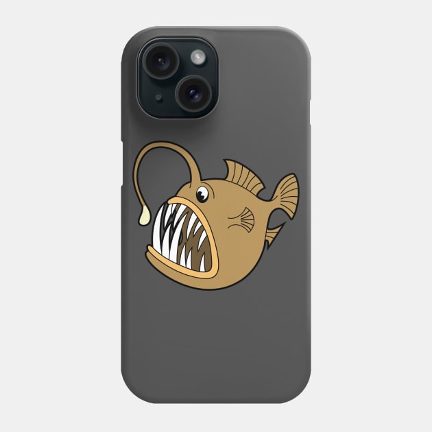 Anglerfish Phone Case by AndysocialIndustries
