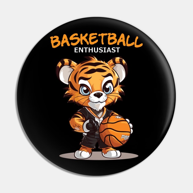 Basketball Enthusiast Pin by Yopi