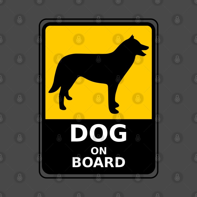 Dog on board warning by LegnaArt