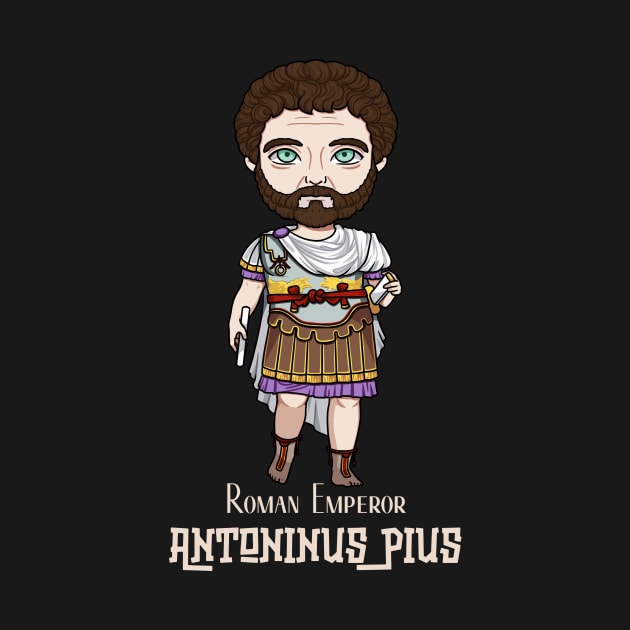 Pax Romana Personified: A Regal Design Celebrating the Reign of Emperor Antoninus Pius by Holymayo Tee