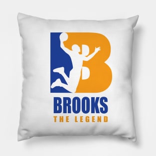 Brooks Custom Player Basketball Your Name The Legend T-Shirt Pillow