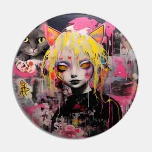 Cat girl - Splash 1 Pin