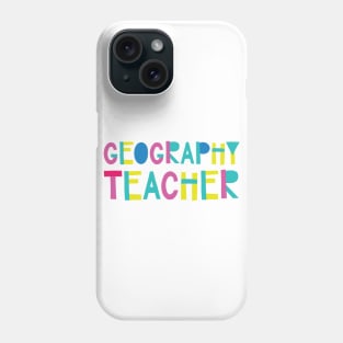 Geography Teacher Gift Idea Cute Back to School Phone Case